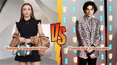 timothee chalamet emma chamberlain.